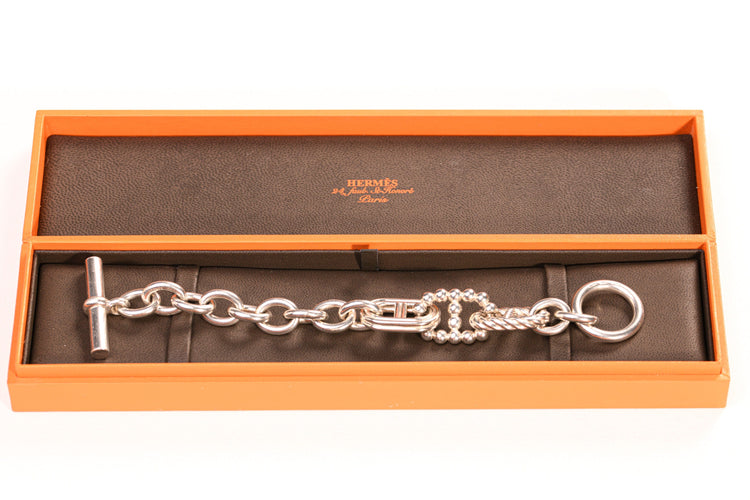 Bracelet HERMES-Bracelet Parade en argent 58 Facettes LMB-284