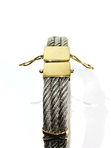 Bracelet Bracelet en or jaune et argent 58 Facettes