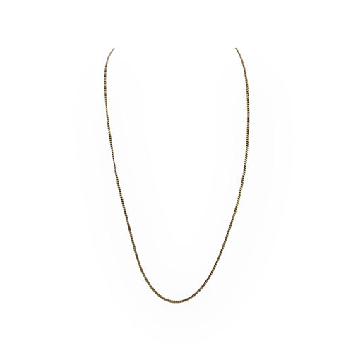 Collier Chaîne maille gourmette or jaune 50 cm 58 Facettes 149056874