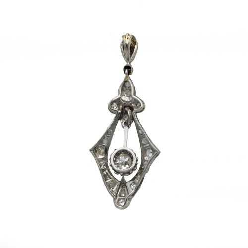 Pendentif Pendentif - Or, platine et diamants 58 Facettes 250158R