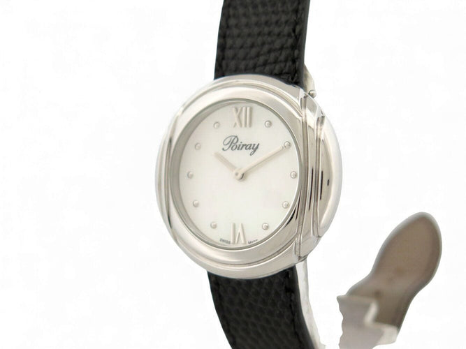 Montre montre POIRAY rive droite 81540 31mm acier quartz + bracelet 58 Facettes 271816