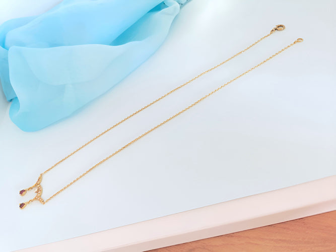 Collier Collier ras le cou Rubis et Diamants Or jaune 18K 58 Facettes 1759