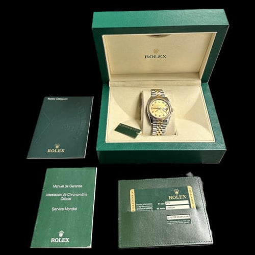 Montre Rolex Montre Date Just 36 58 Facettes MT44092