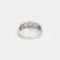 Bague 58 Bague jonc or blanc et diamants 58 Facettes GU188