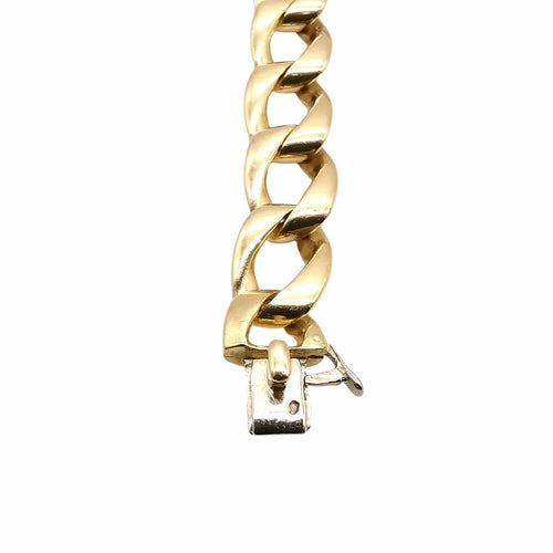 Bracelet Bracelet or jaune Maille forçat 58 Facettes