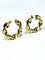Boucles d'oreilles Paire de créole torsadées en or 58 Facettes