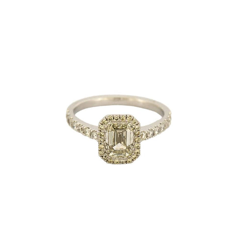 Bague 50 Bague en or blanc et diamants 58 Facettes LJ22-1