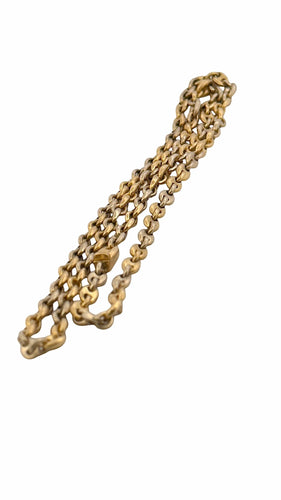 Collier Chaîne en or vintage Cartier maille grain de café 58 Facettes