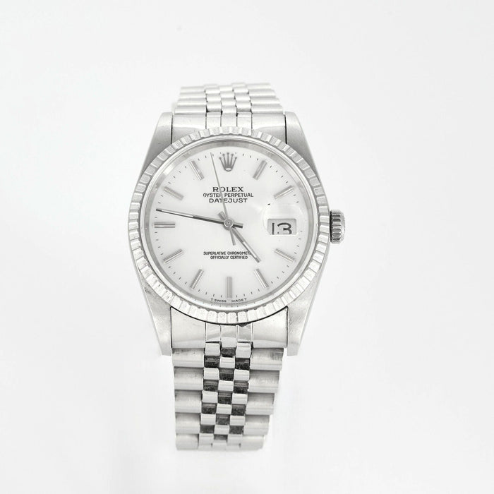 Montre ROLEX – Datejust Oyster Perpetual, montre en acier 58 Facettes 240464