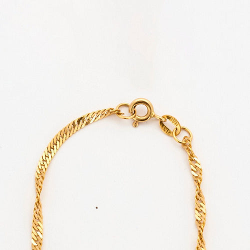 Collier Chaine maille en or jaune 58 Facettes LP789/8