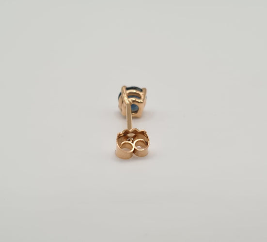 Boucles d'oreilles Boucles d’oreilles or rose et saphir 58 Facettes