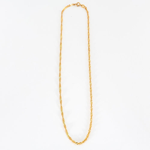 Collier Chaine maille en or jaune 58 Facettes LP789/8