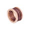 Bague 50 Bague Bulgari, "B.Zero1", or rose, cermet. 58 Facettes 34806