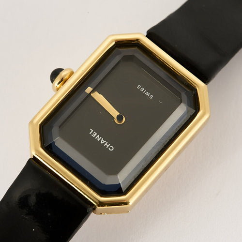 Montre CHANEL - Montre Première Or jaune & cuir vernis 58 Facettes
