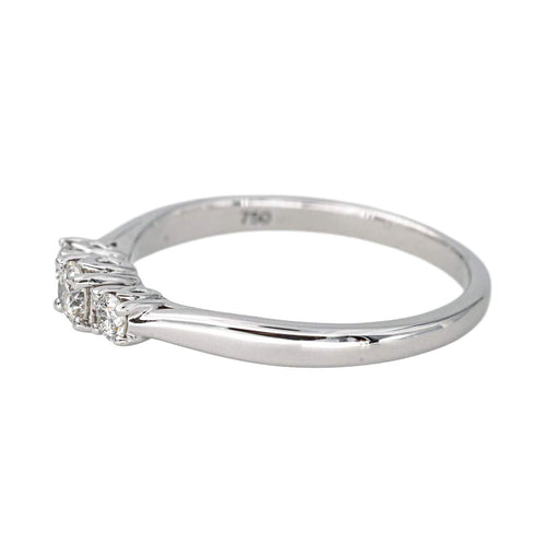 Bague 54 Bague Or blanc Diamant 58 Facettes 4098648RV