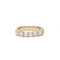 Bague 55 Demi-Alliance - or jaune et diamants 58 Facettes 240238R