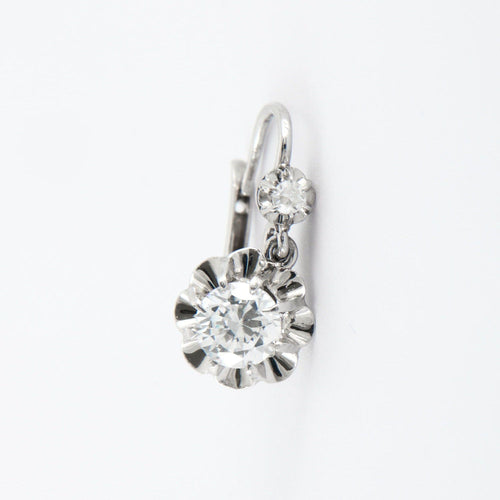 Boucles d'oreilles Dormeuses Diamants 58 Facettes