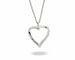 Pendentif Pendentif cœur Damiani en or blanc et diamants 58 Facettes 7895