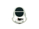 Bague 51 HERMES. Collection "Chaine d'ancre verso", bague en argent 58 Facettes