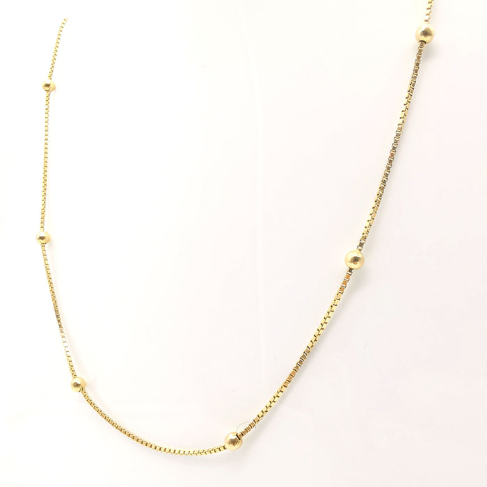 Yellow gold necklace