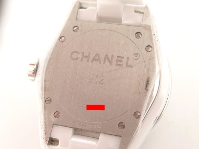 Montre montre CHANEL j12 h3404 automatique moonphase ceramique blanche 58 Facettes 271323