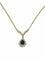 Collier Collier pendentif en or jaune avec diamants et saphirs 58 Facettes