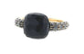 Bague Bague Pomellato Capri en or rose 18 carats avec onyx et diamants 58 Facettes 22049