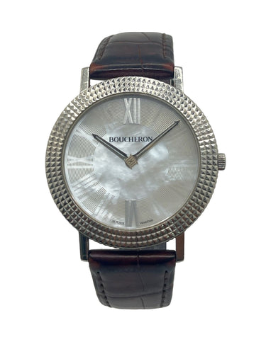 Montre Boucheron Ronde Clous de Paris 58 Facettes