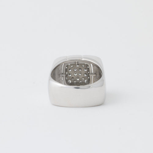 Bague 56 Chevalière diamants 58 Facettes