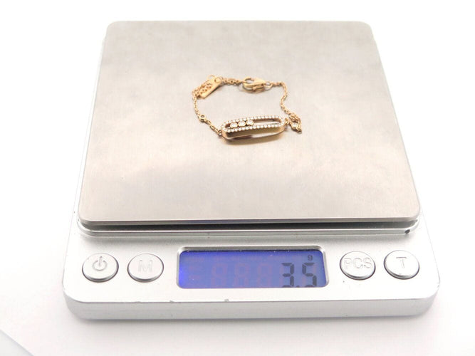 Bracelet bracelet MESSIKA baby move pave 04325 t13-14 en or rose 18k diamants 58 Facettes 270292