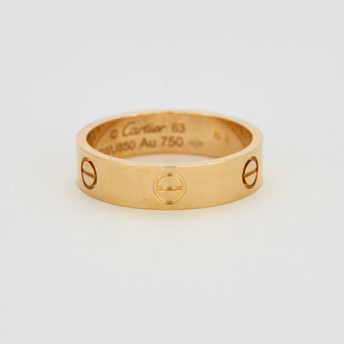 bague 63 CARTIER - Bague Love or jaune 58 Facettes L1