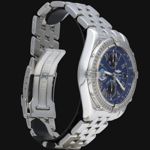 Montre Breitling Montre Chronomat Evolution Blue Impuls 58 Facettes MT43457