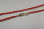 Collier Collier choker perles de corail en or jaune 18k 58 Facettes