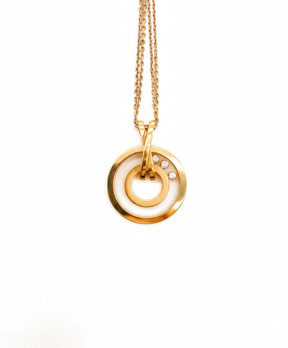 Collier Chopard - Collier Happy Diamonds en or jaune 18k et diamants flottants 58 Facettes