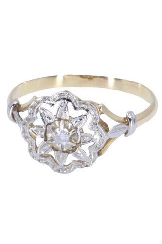 Bague 58 Bague art nouveau diamants 58 Facettes 084201