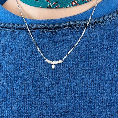 Collier Collier pendentif diamants 58 Facettes