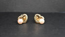 Boucles d'oreilles CARTIER - Rares Boucles d'Oreille Coeur Or Jaune Perles Blanches 58 Facettes