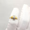 Bague 59 Bague en or jaune diamants 58 Facettes
