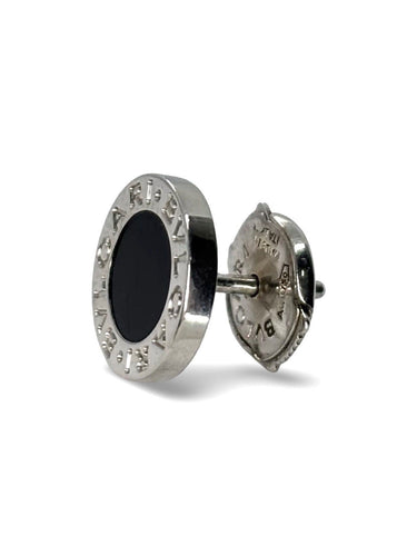 Boucles d'oreilles Boucle d'oreille Bulgari Mono or blanc et onyx 58 Facettes 898