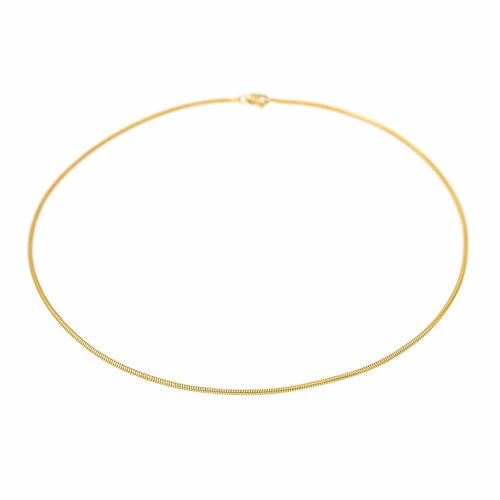 Collier Collier Maille serpentine Or jaune 58 Facettes 4588212CN