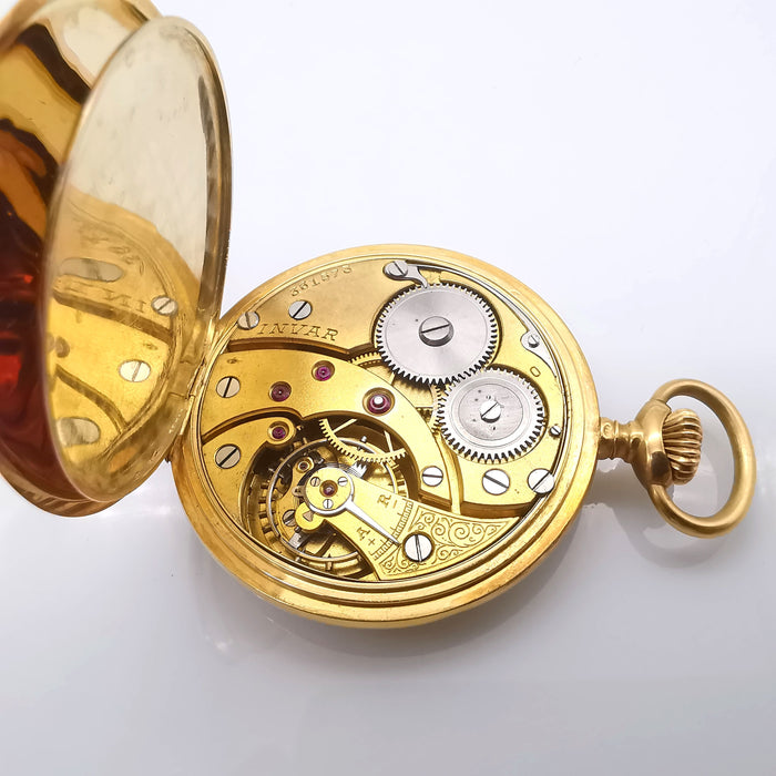 INVAR - reloj de bolsillo de oro