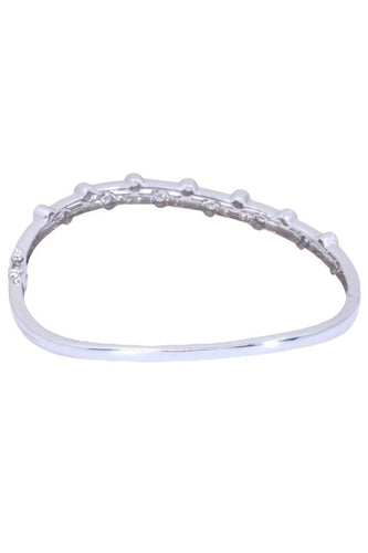 Bracelet BRACELET JONC OUVRANT DIAMANTS 58 Facettes 087431