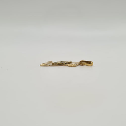 Pendentif Pendentif balance or jaune 58 Facettes