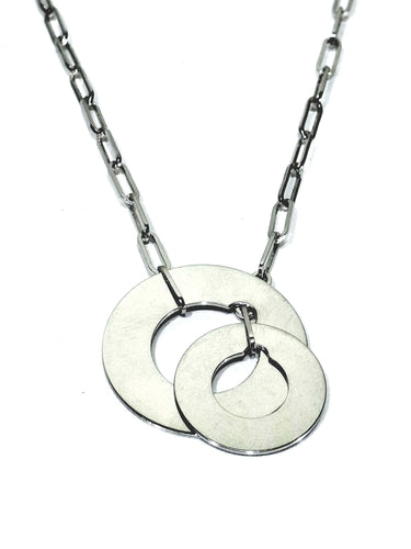 Dinh Van - Ketting "Doelwit" Witgoud 