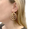 Boucles d'oreilles Pendants d'oreilles, or rose, diamants et tourmalines. 58 Facettes 33801