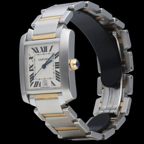 Montre Cartier Montre Tank Française Gm 58 Facettes MT39055