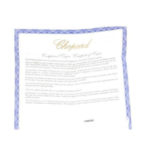 Bague 52 Bague Chopard Collection « Happy Diamonds » 58 Facettes 4404