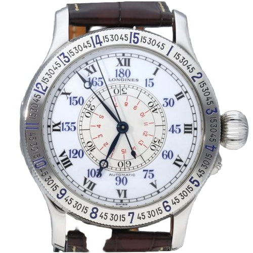 Montre Montre Longines Lindbergh à angle horaire 58 Facettes MT42181