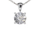 Pendentif Pendentif en or blanc avec un diamant taille brillant 58 Facettes 2190