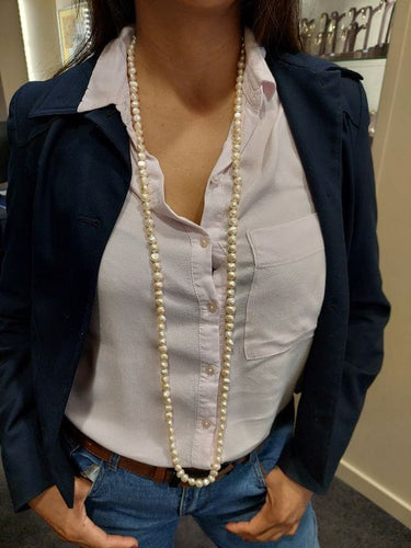 Collier SAUTOIR PERLES BAROQUES 58 Facettes 085061